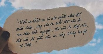 CÓ MỘT NGƯỜI
