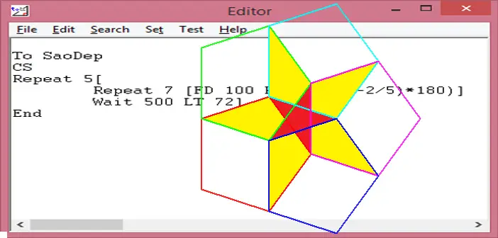 Lập trình Scratchvẽ 20 hình lục giác lồng nhaucode câu hỏi 1061993   hoidap247com