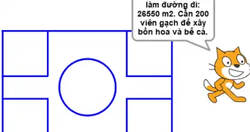 Vẽ hình trong Scratch và bài toán thực tế Vẽ hình trong Scratch và bài toán thực tế