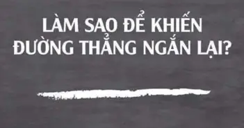 Làm sao để khiến đường thẳng ngắn lại duong thang ngan lai